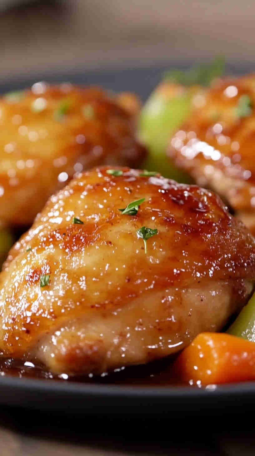 Tender Apricot Chicken with a Sweet Glaze