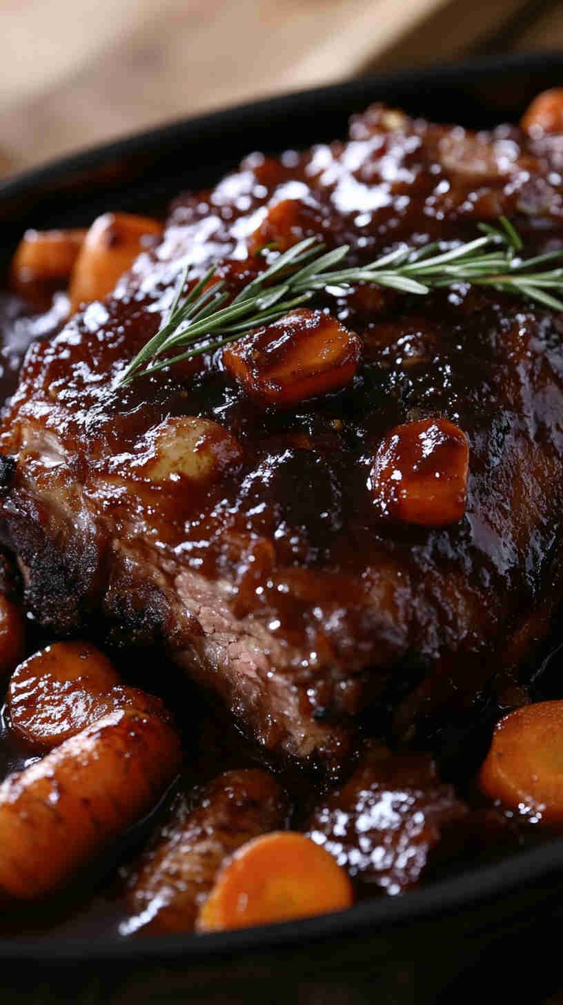 Tender BBQ Pork Roast in the Slow Cooker