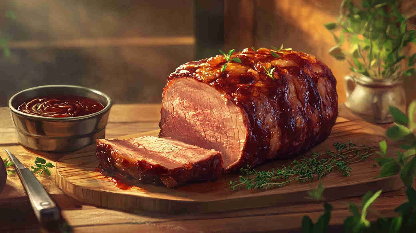 Tender BBQ Pork Roast in the Slow Cooker