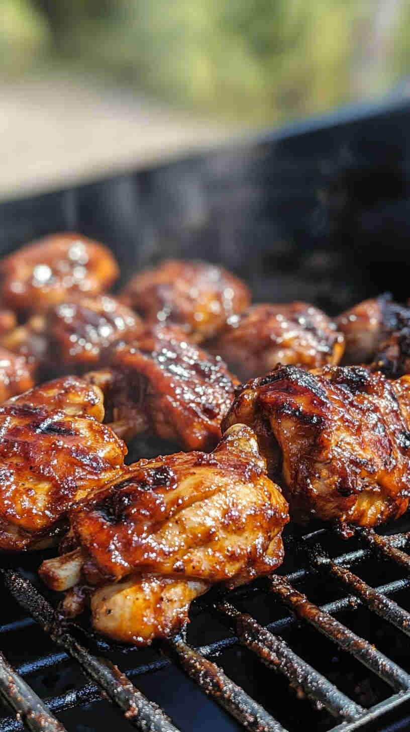 Tender BBQ Pulled Chicken on the Bone