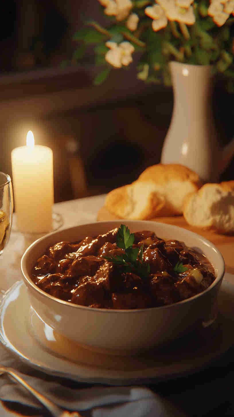 Tender Beef Stroganoff Made in a Slow Cooker