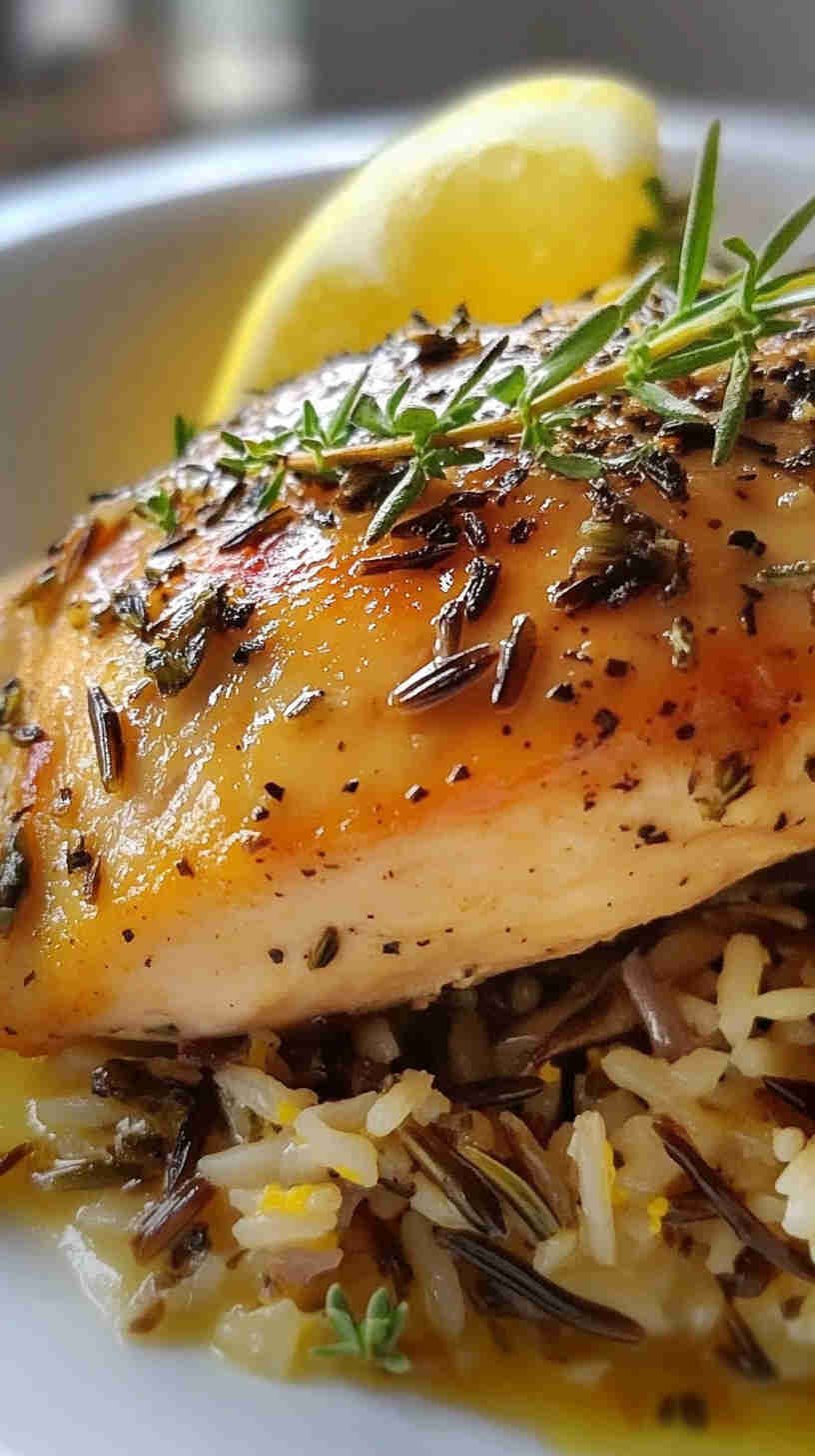 Tender Crockpot Lemon Herb Chicken