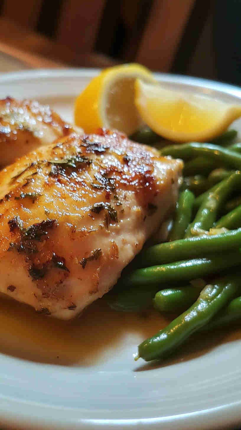 Tender Crockpot Lemon Herb Chicken