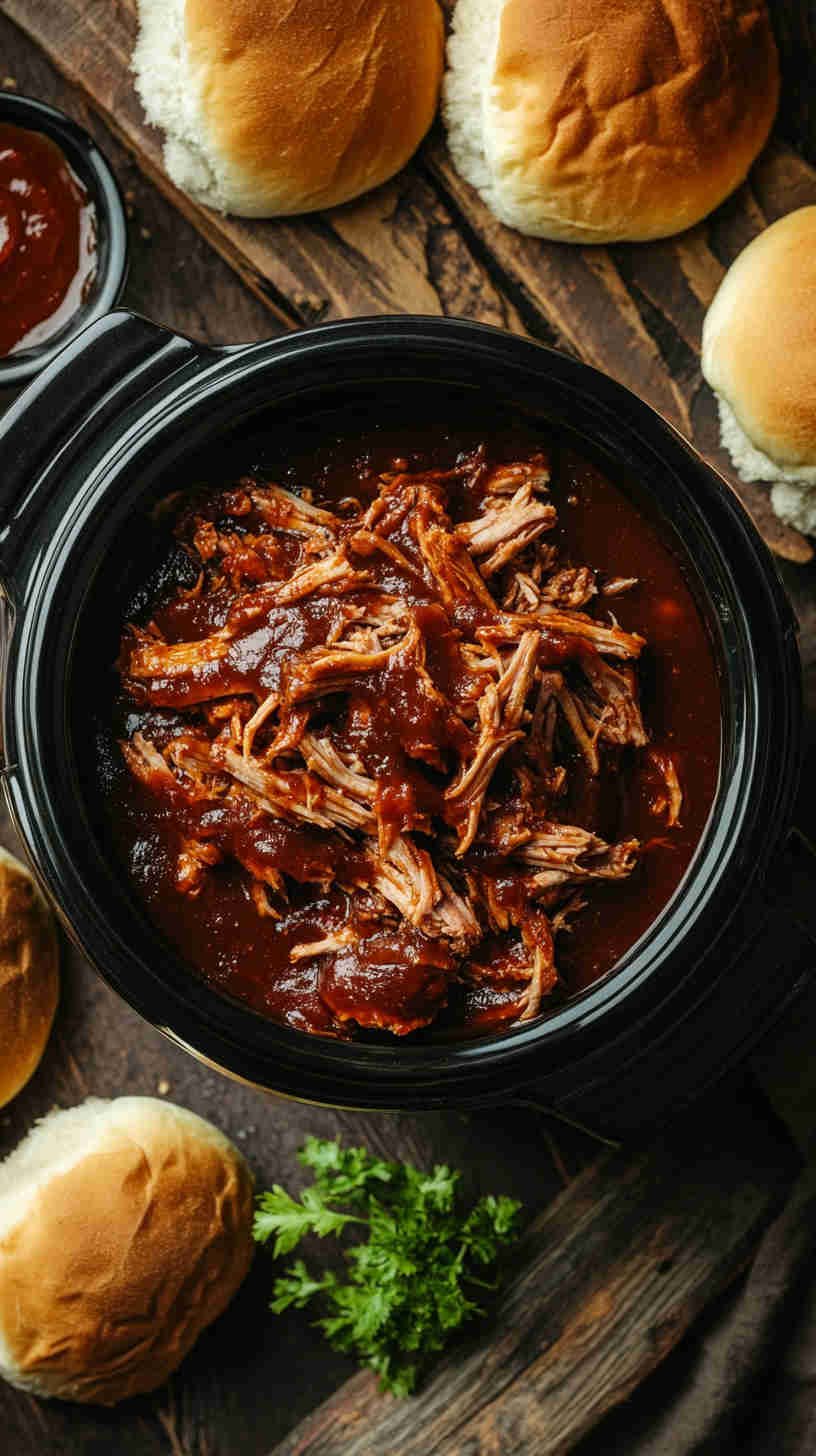 Tender Pulled Pork Sandwiches