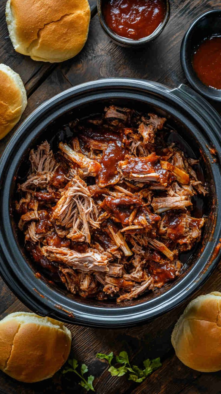 Tender Pulled Pork Sandwiches