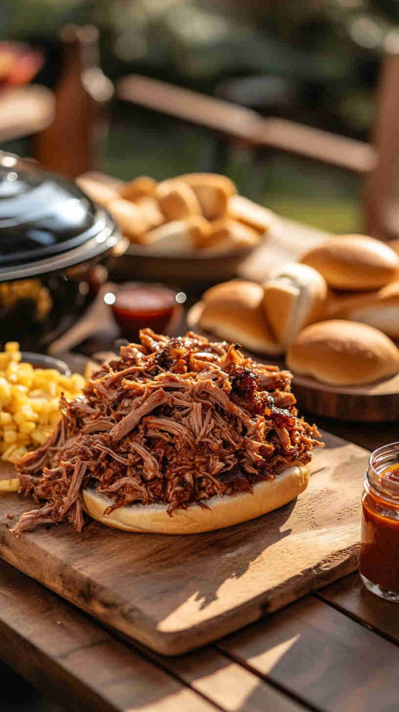 Tender Pulled Pork Sandwiches