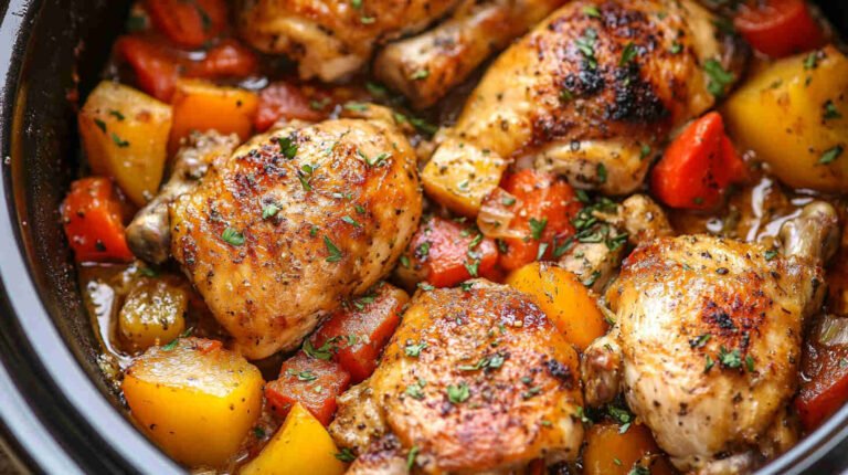 The Only Slow Cooker Chicken Casserole You All Ever Need