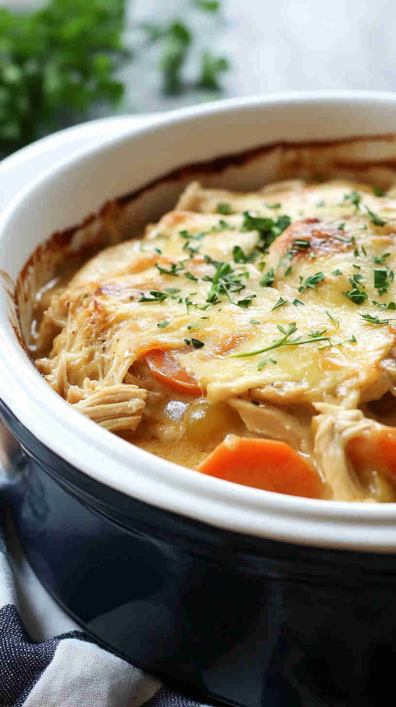 The Only Slow Cooker Chicken Casserole You All Ever Need