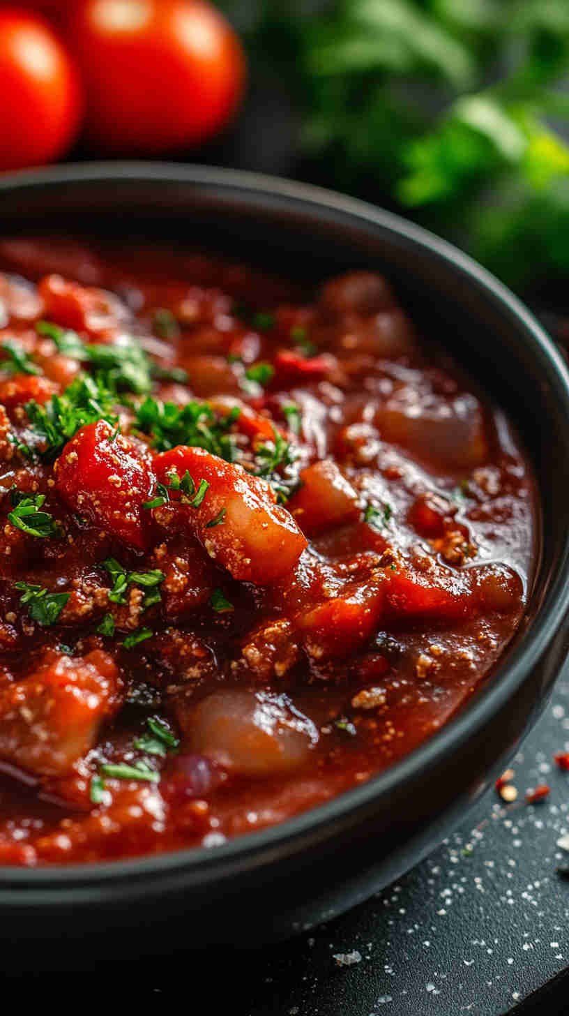 Thick and Rich Slow Cooker Chili