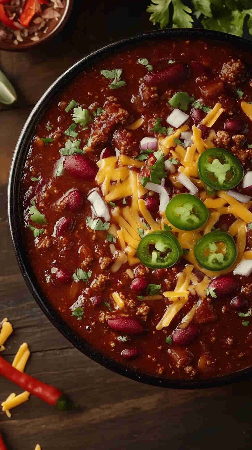 Thick and Rich Slow Cooker Chili