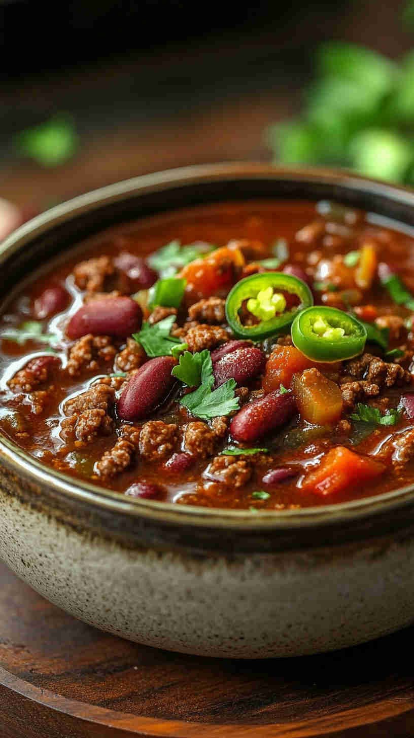 Thick and Rich Slow Cooker Chili
