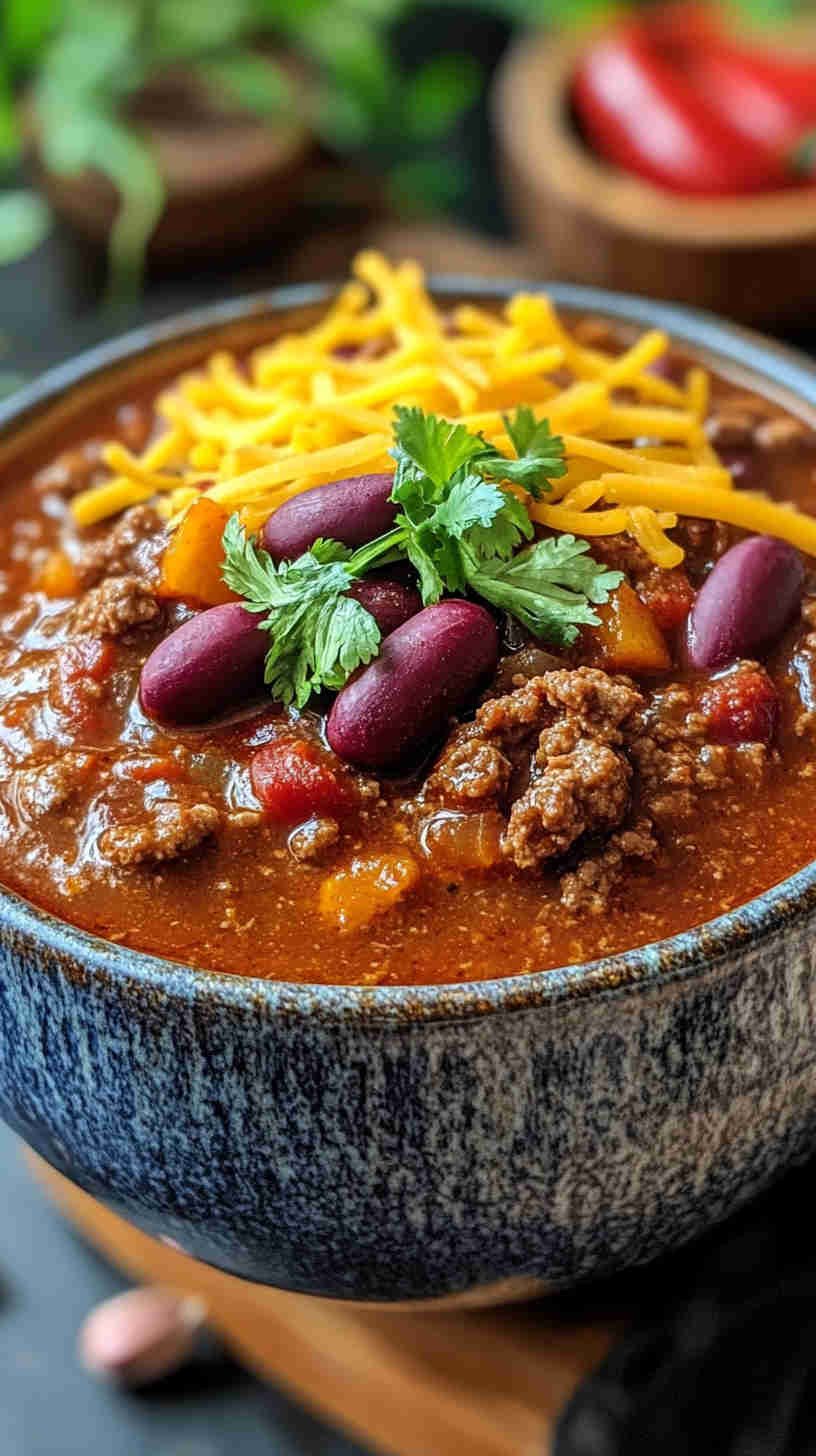 Thick and Rich Slow Cooker Chili