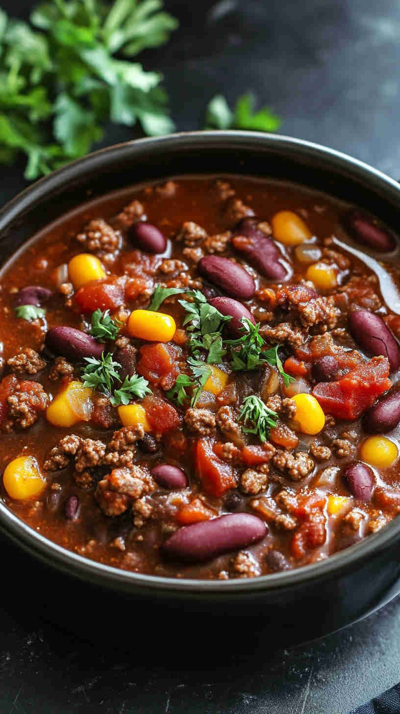 Thick and Rich Slow Cooker Chili