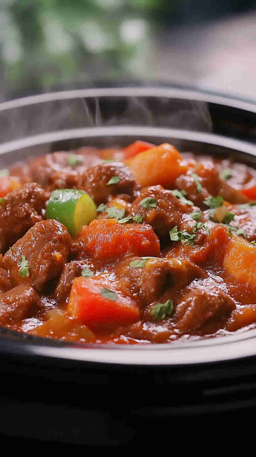 Traditional Slow Cooker Hungarian Goulash
