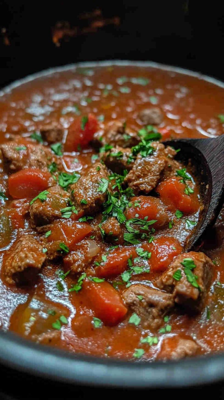 Traditional Slow Cooker Hungarian Goulash