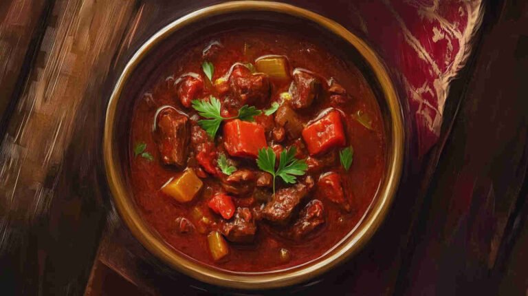 Traditional Slow Cooker Hungarian Goulash