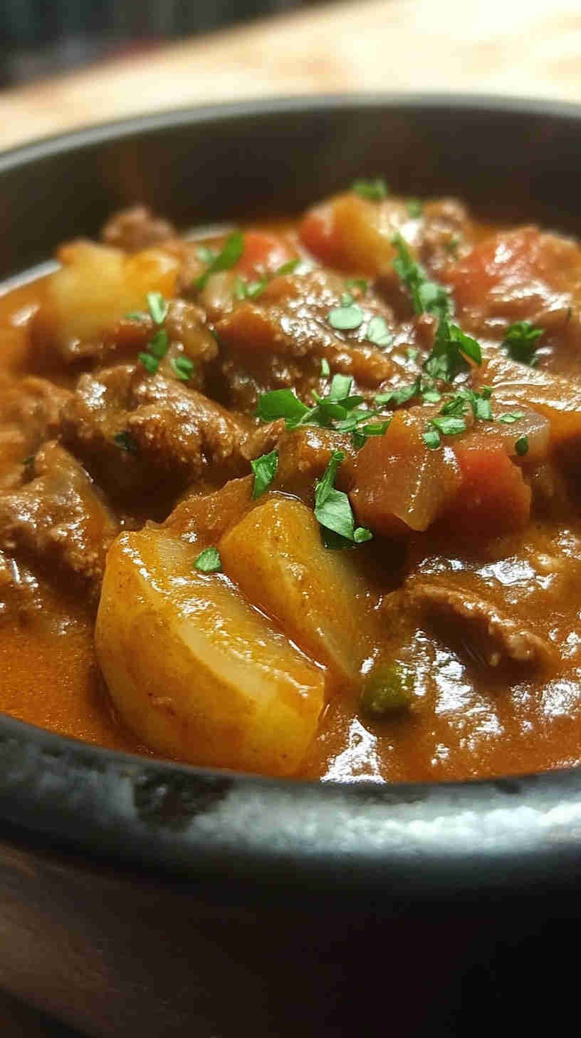 Traditional Slow Cooker Hungarian Goulash