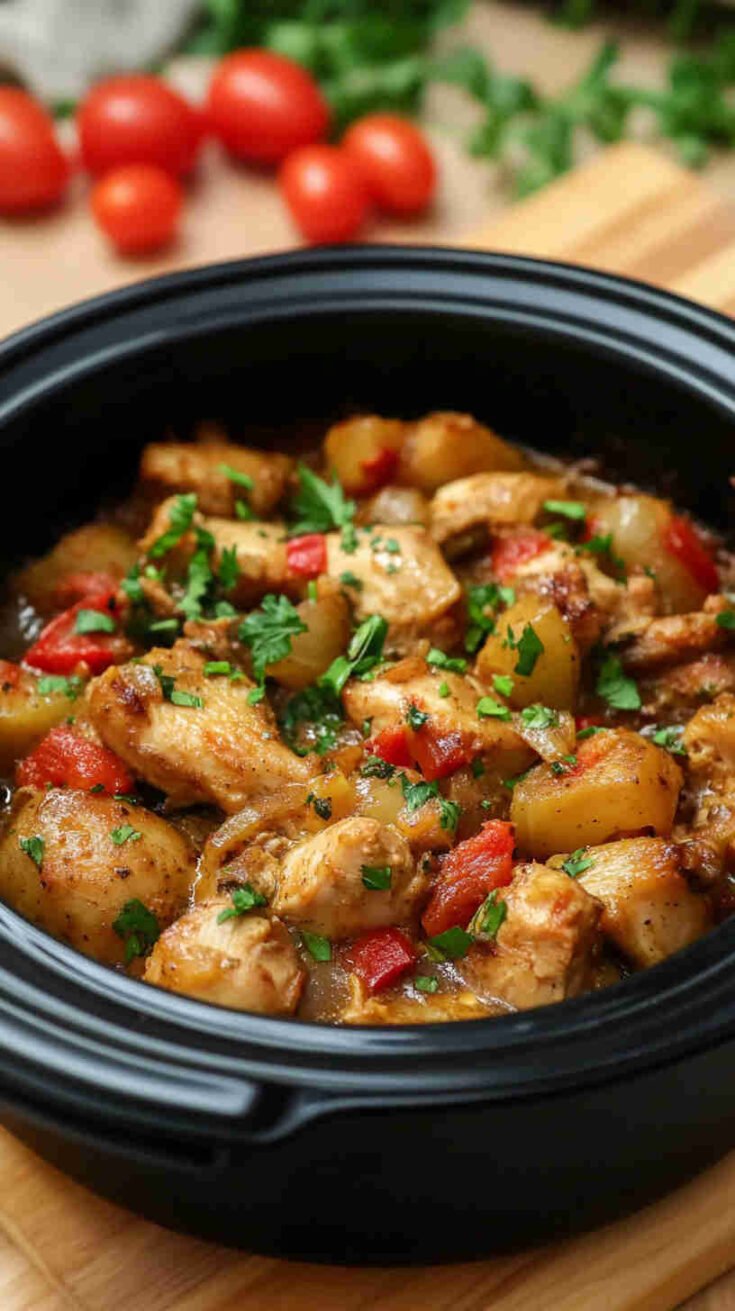 Ultimate Slow Cooker Chicken Casserole Recipe