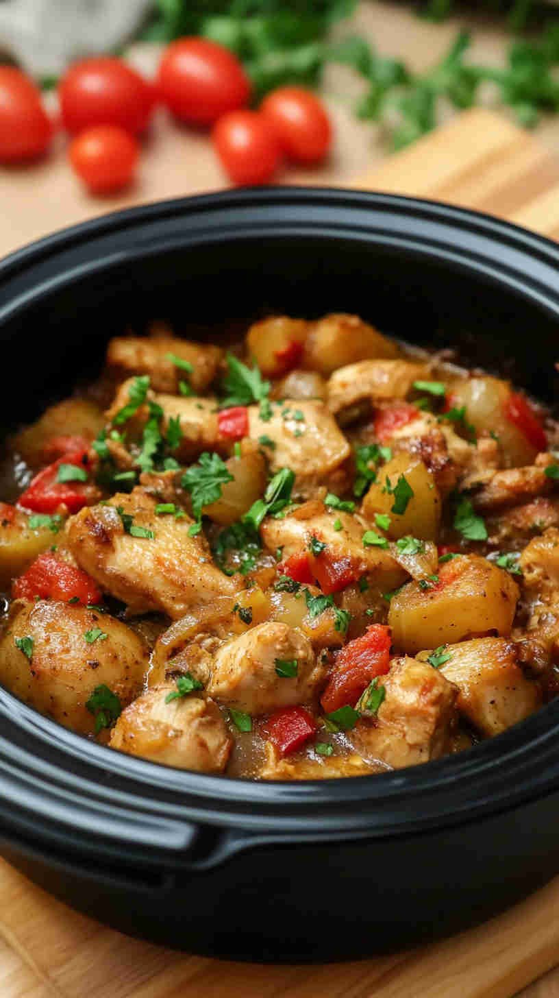 Ultimate Slow Cooker Chicken Casserole Recipe