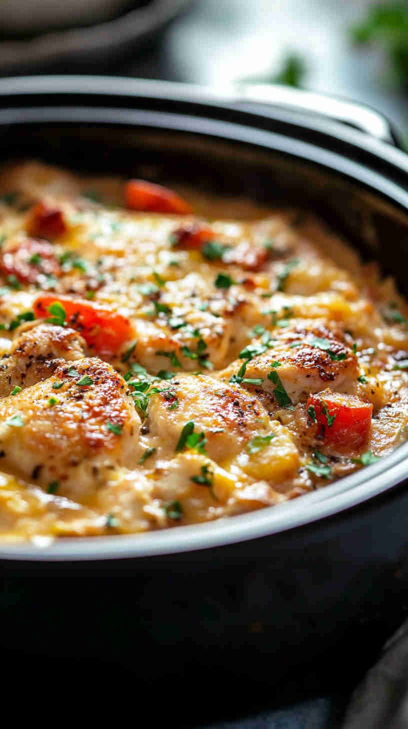 Ultimate Slow Cooker Chicken Casserole Recipe
