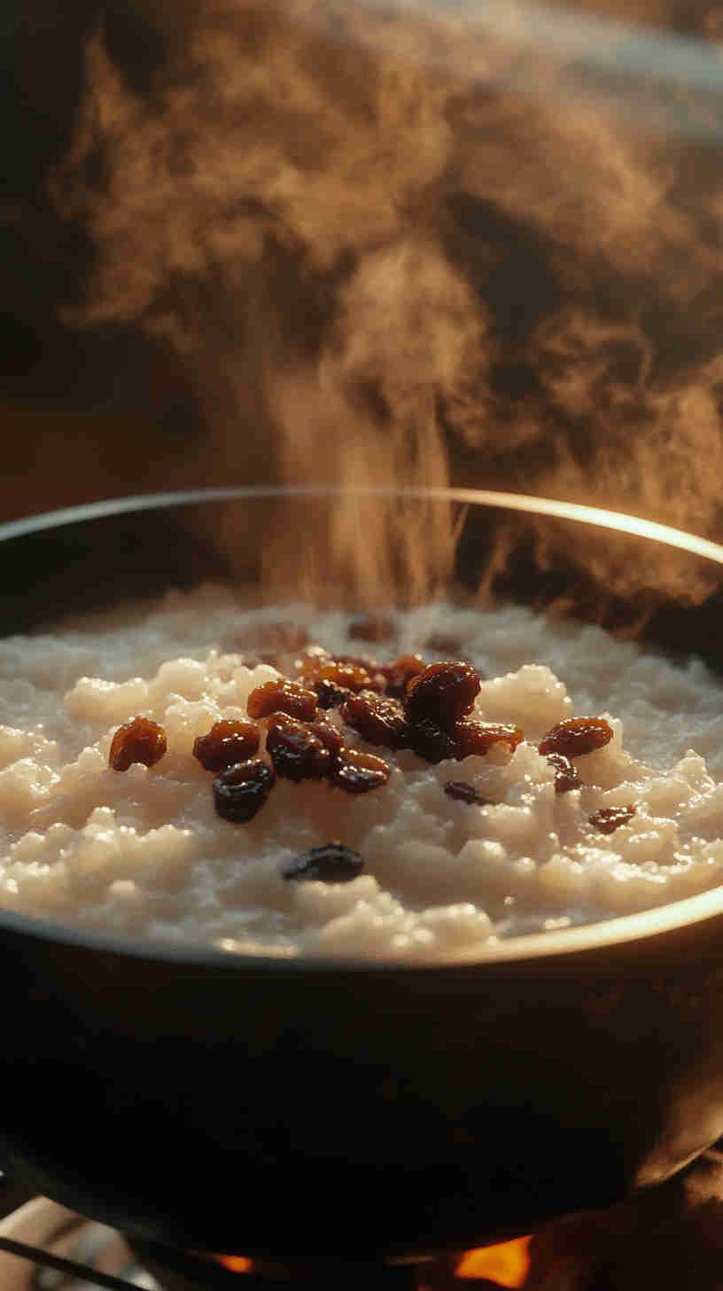 Warm & Cozy Slow Cooker Rice Pudding with Raisins