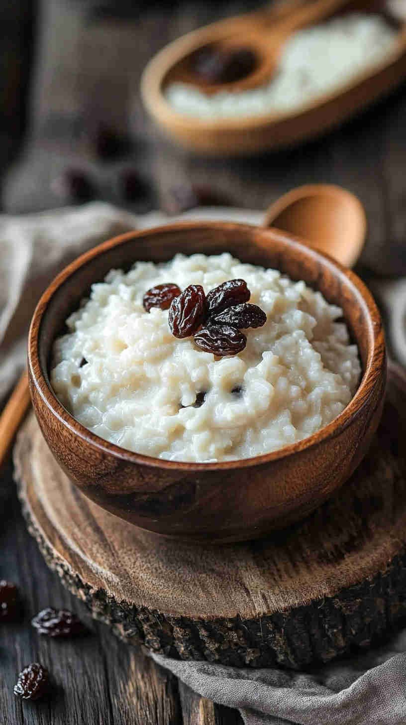 Warm & Cozy Slow Cooker Rice Pudding with Raisins