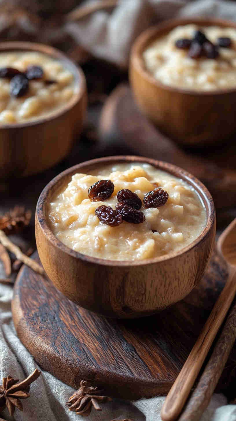 Warm & Cozy Slow Cooker Rice Pudding with Raisins
