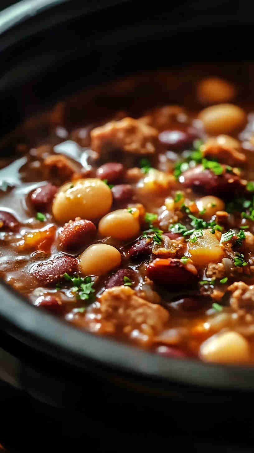 Warm Up with Crock Pot 15 Bean Soup