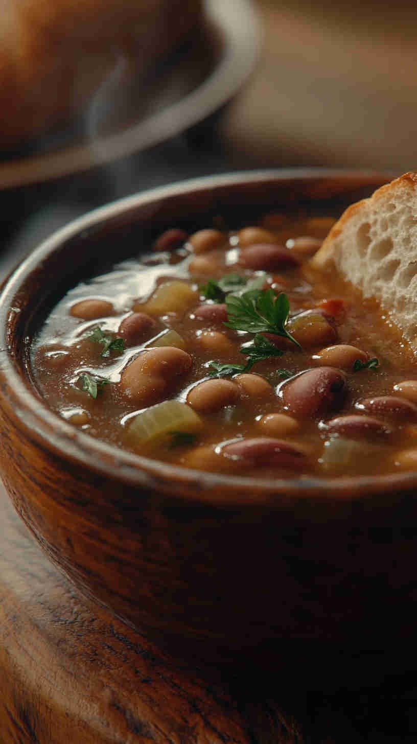 Warm Up with Crock Pot 15 Bean Soup