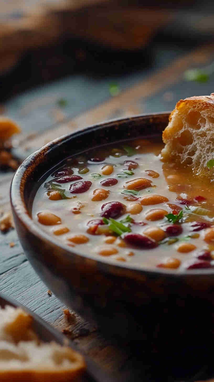 Warm Up with Crock Pot 15 Bean Soup