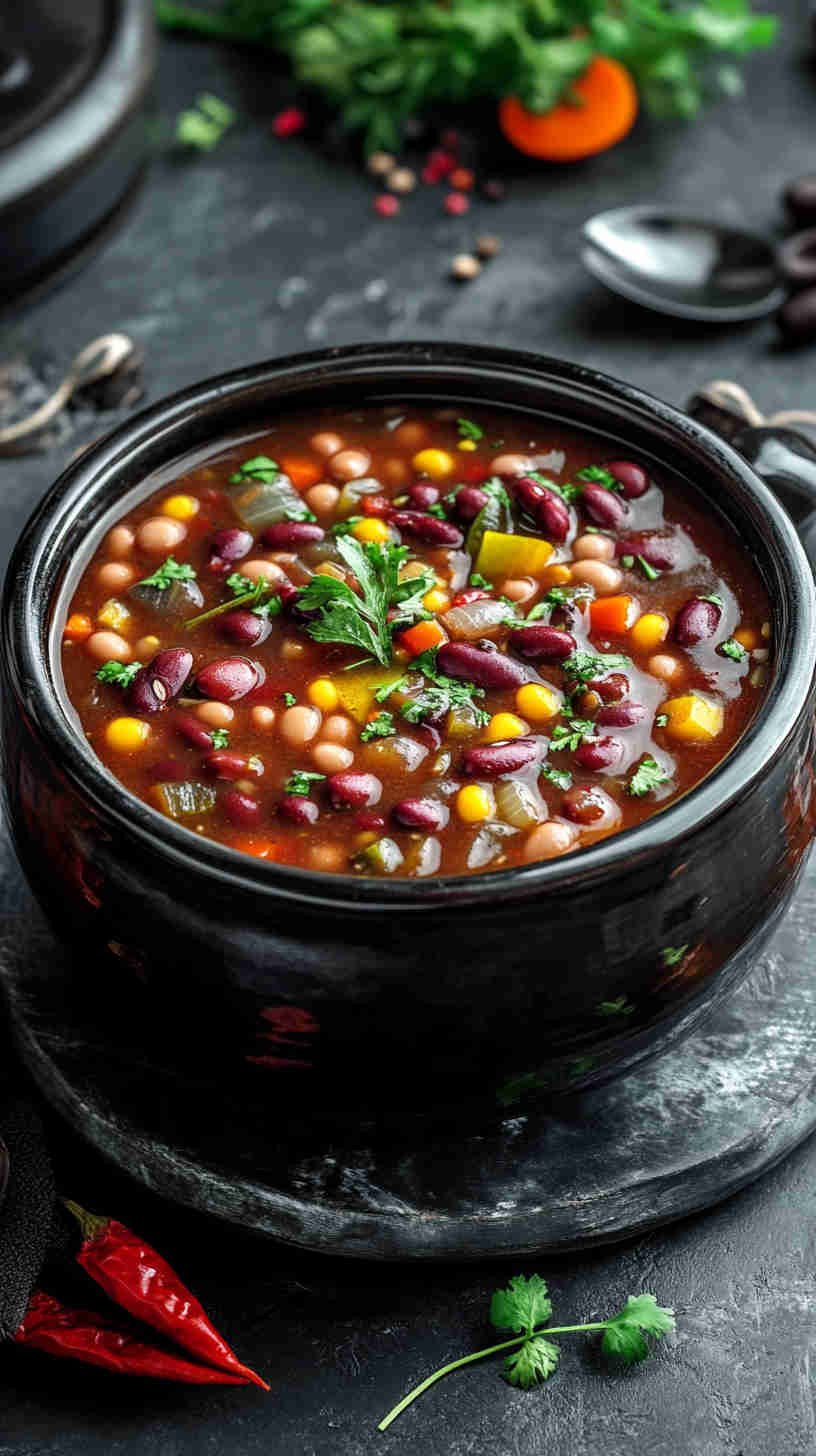 Warm Up with Crock Pot 15 Bean Soup