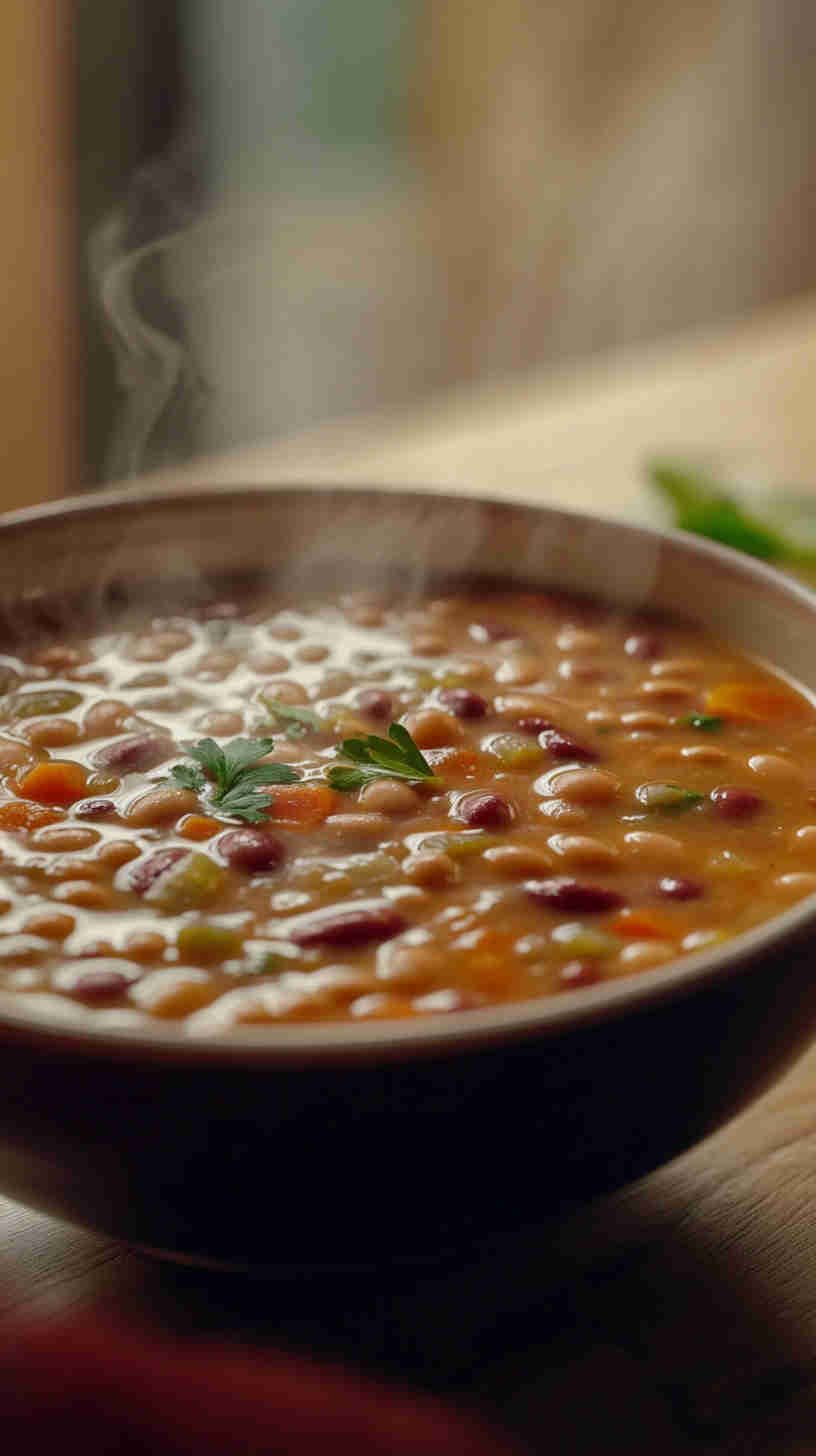 Warm Up with Crock Pot 15 Bean Soup