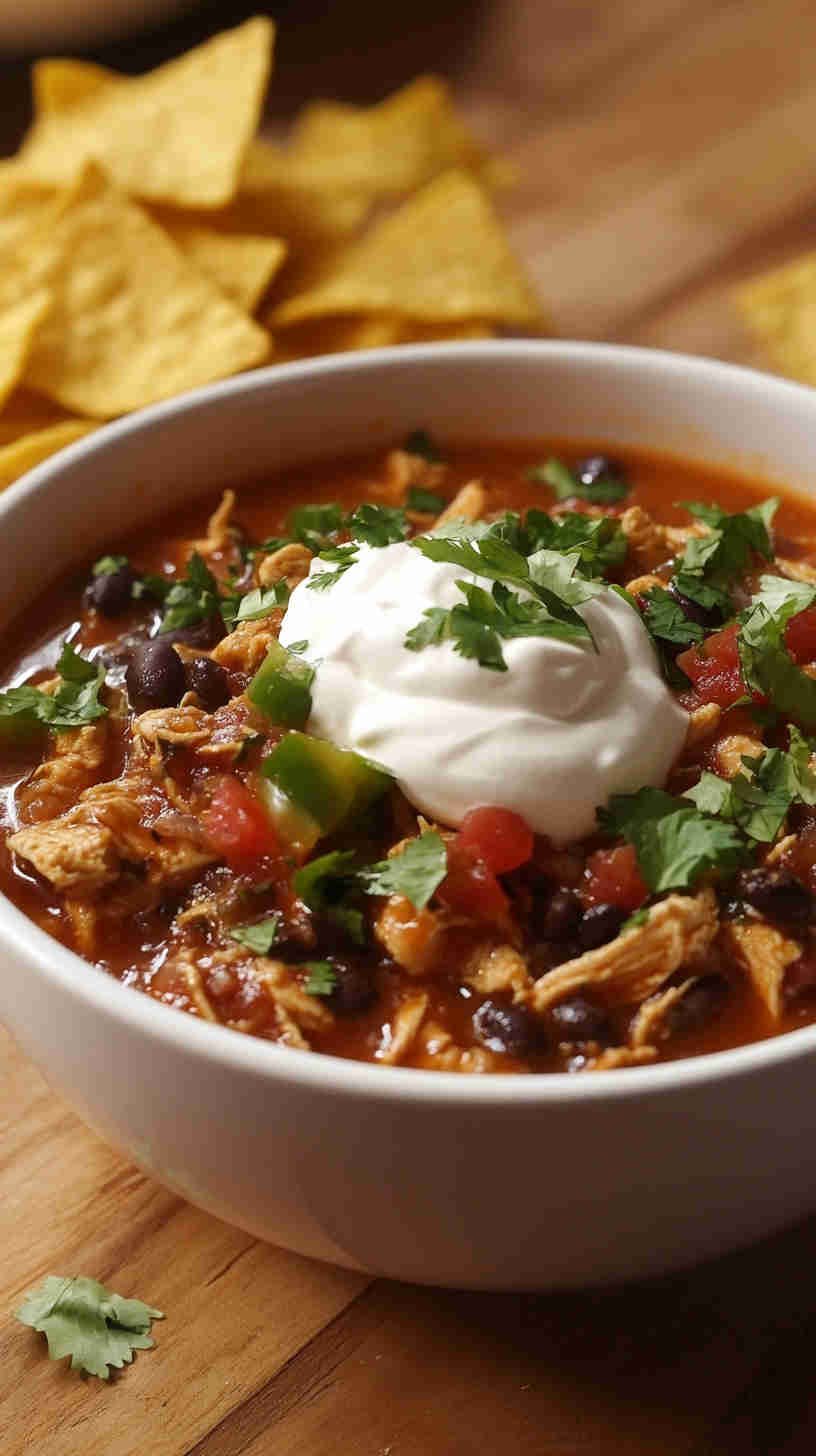 Zesty Slow Cooker Salsa Chicken