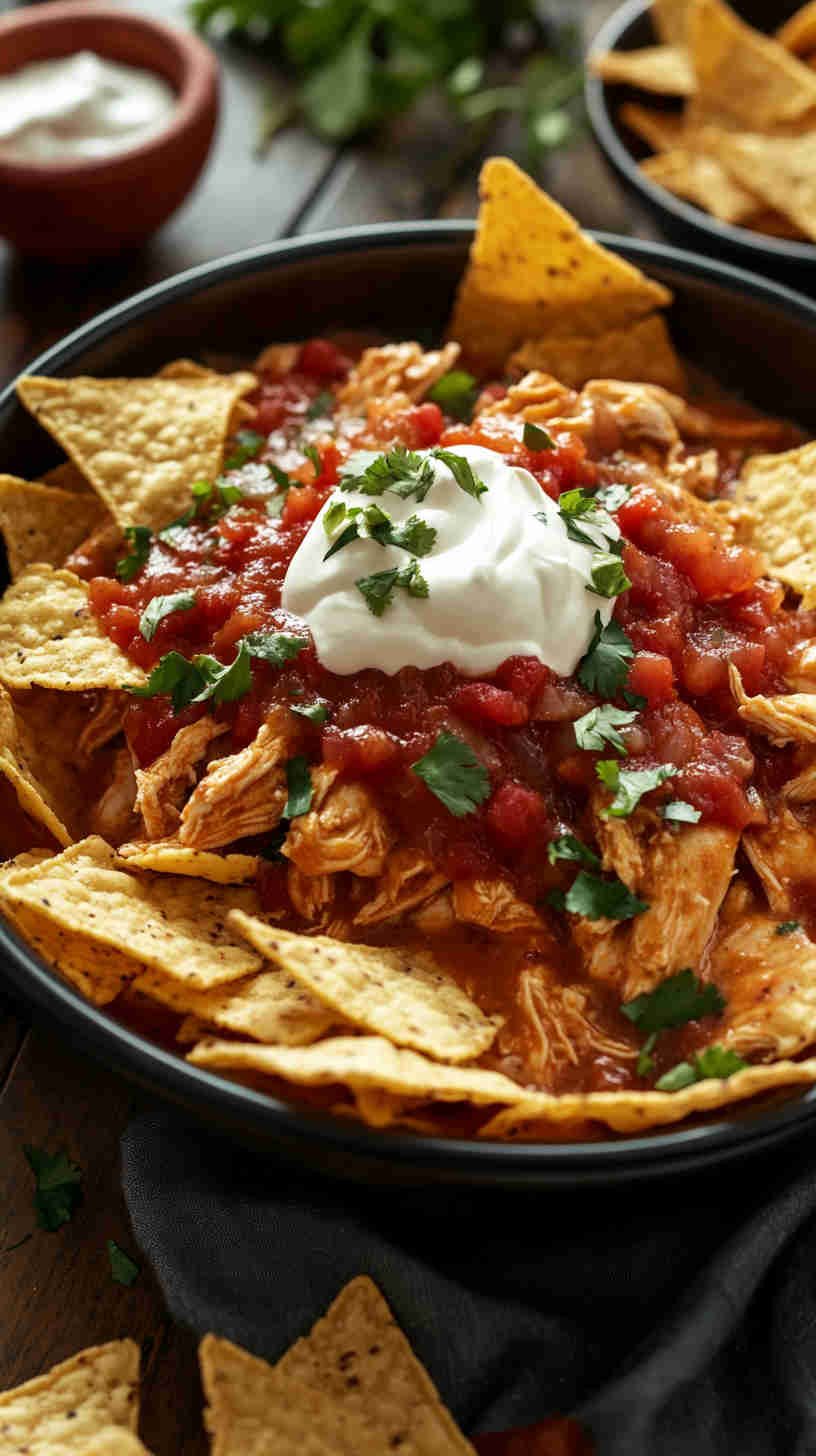 Zesty Slow Cooker Salsa Chicken