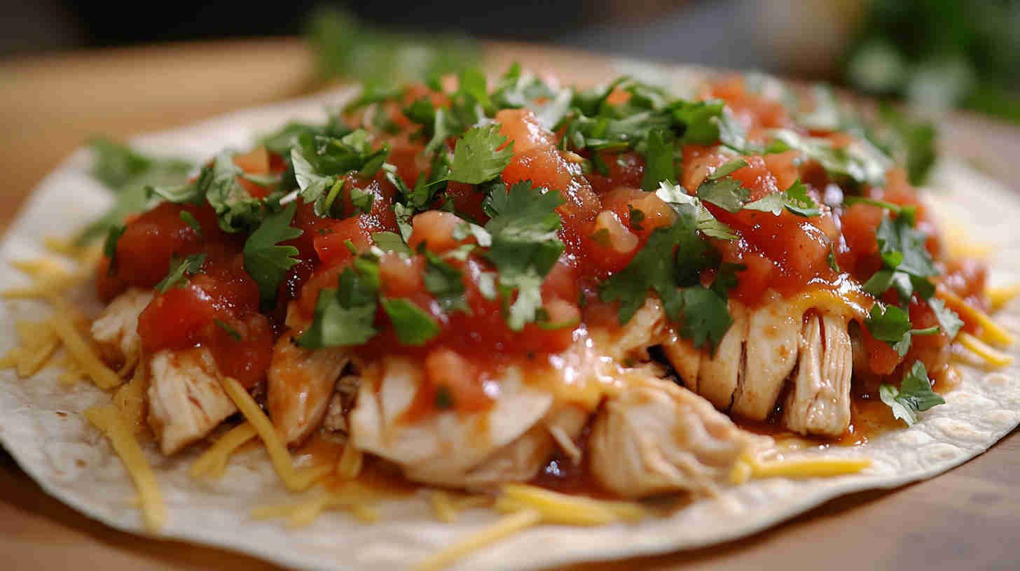 Zesty Slow Cooker Salsa Chicken