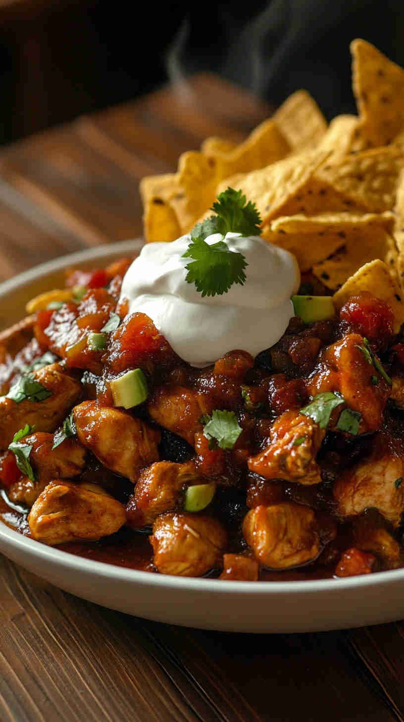 Zesty Slow Cooker Salsa Chicken