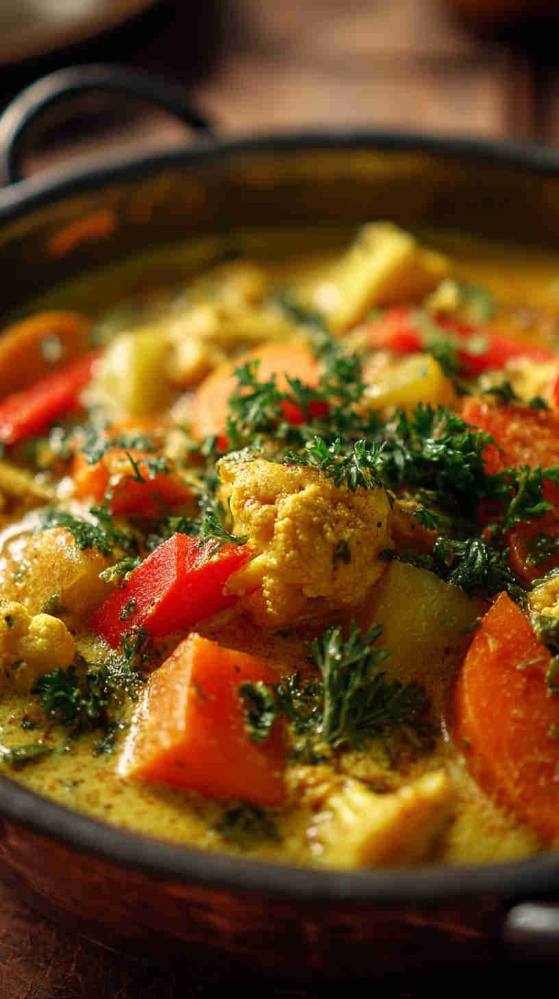 Slow Cooker Vegetable Korma