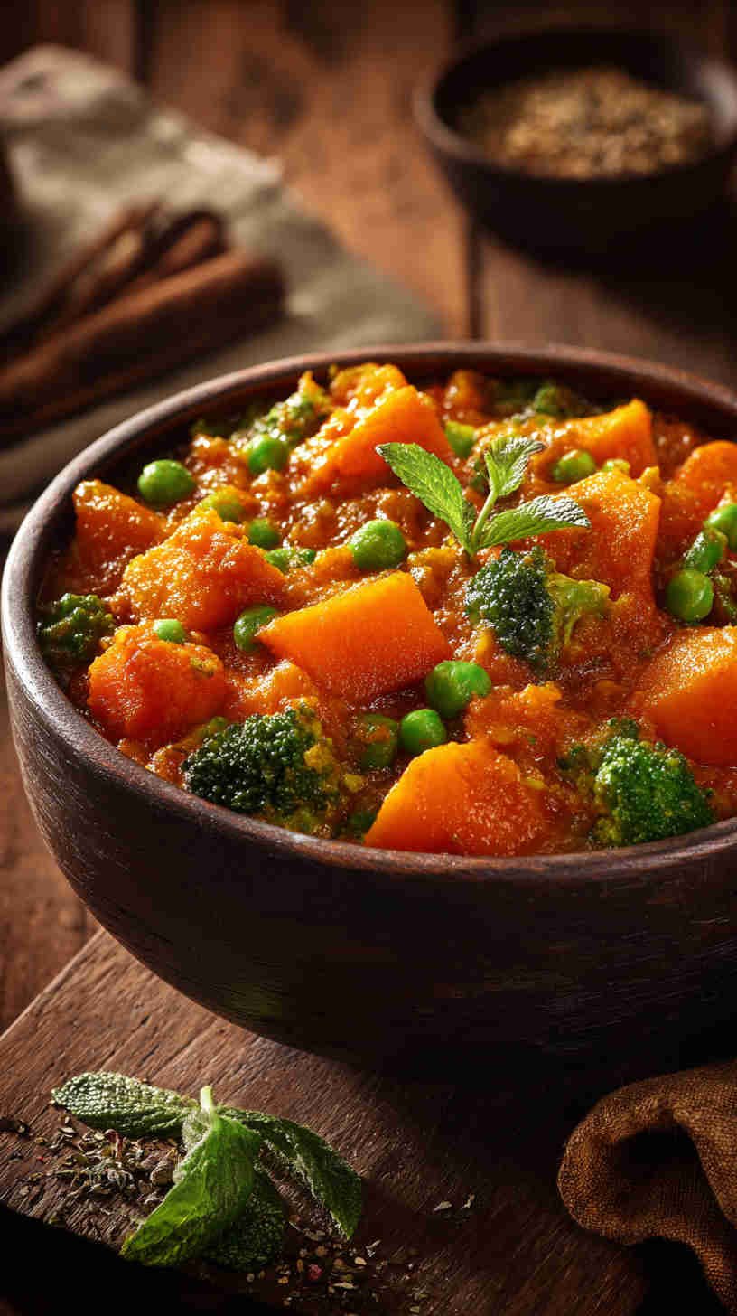 Slow Cooker Vegetable Korma