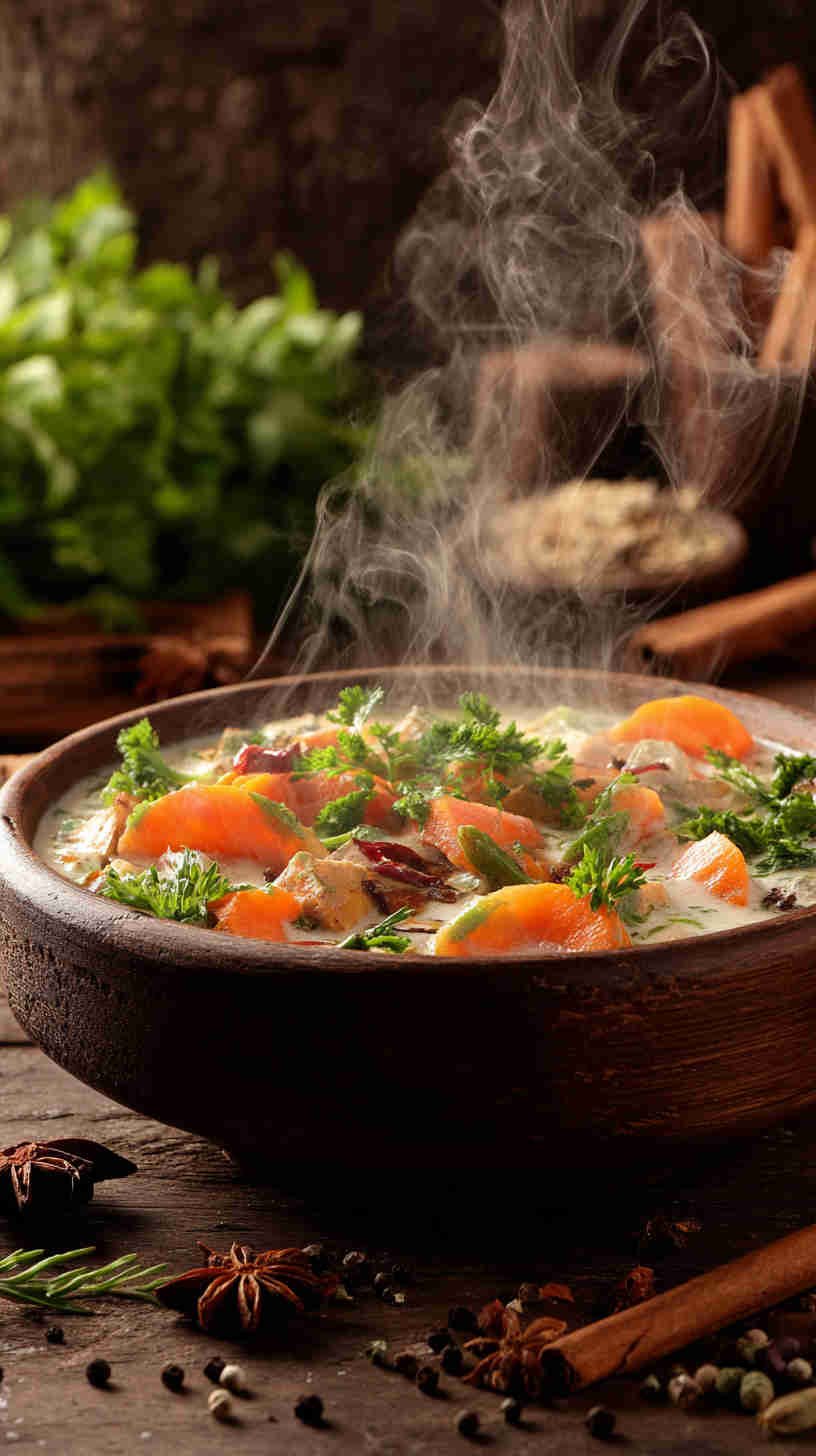 Slow Cooker Vegetable Korma