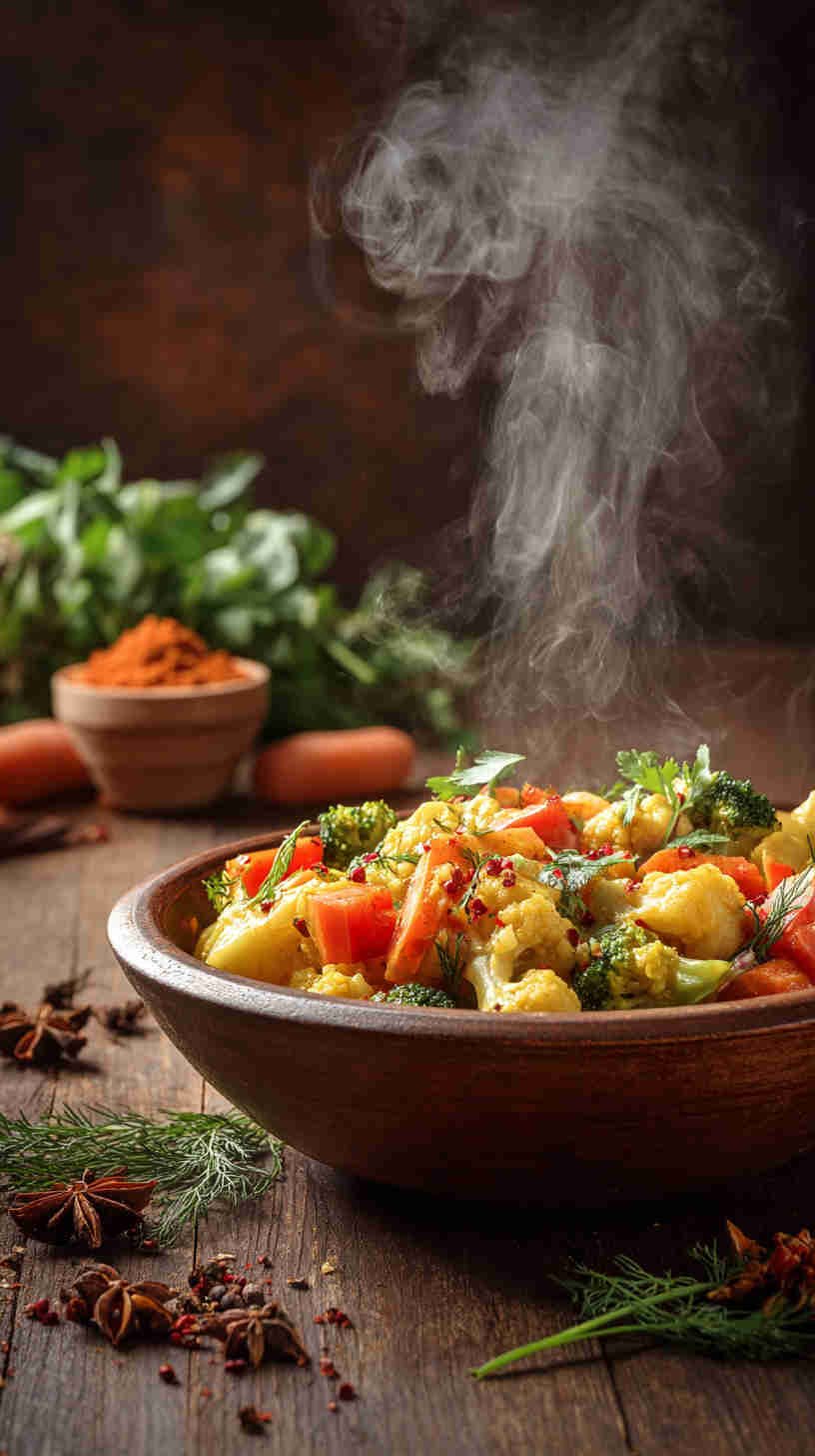 Slow Cooker Vegetable Korma