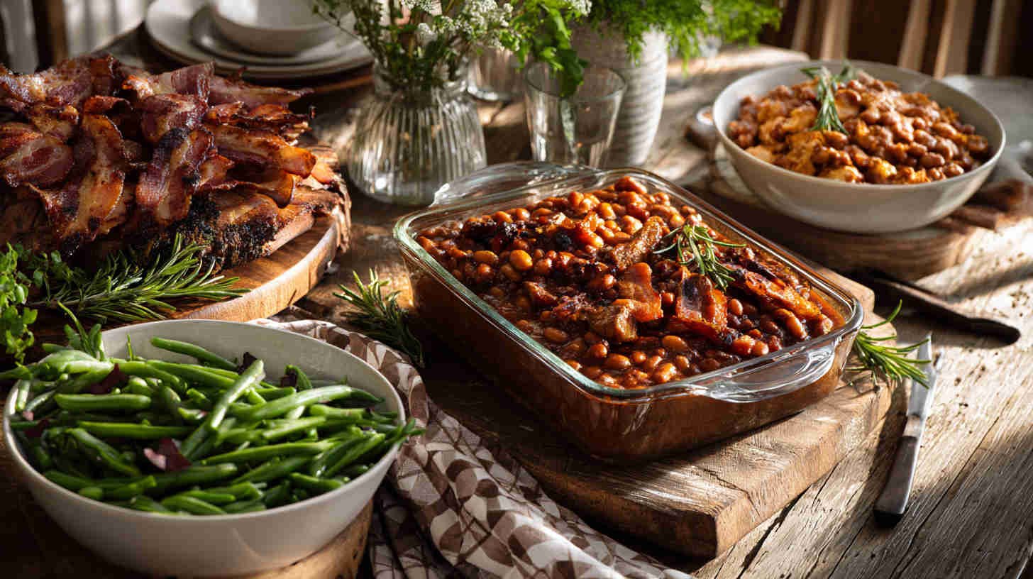 Crockpot BBQ Baked Beans with Bacon