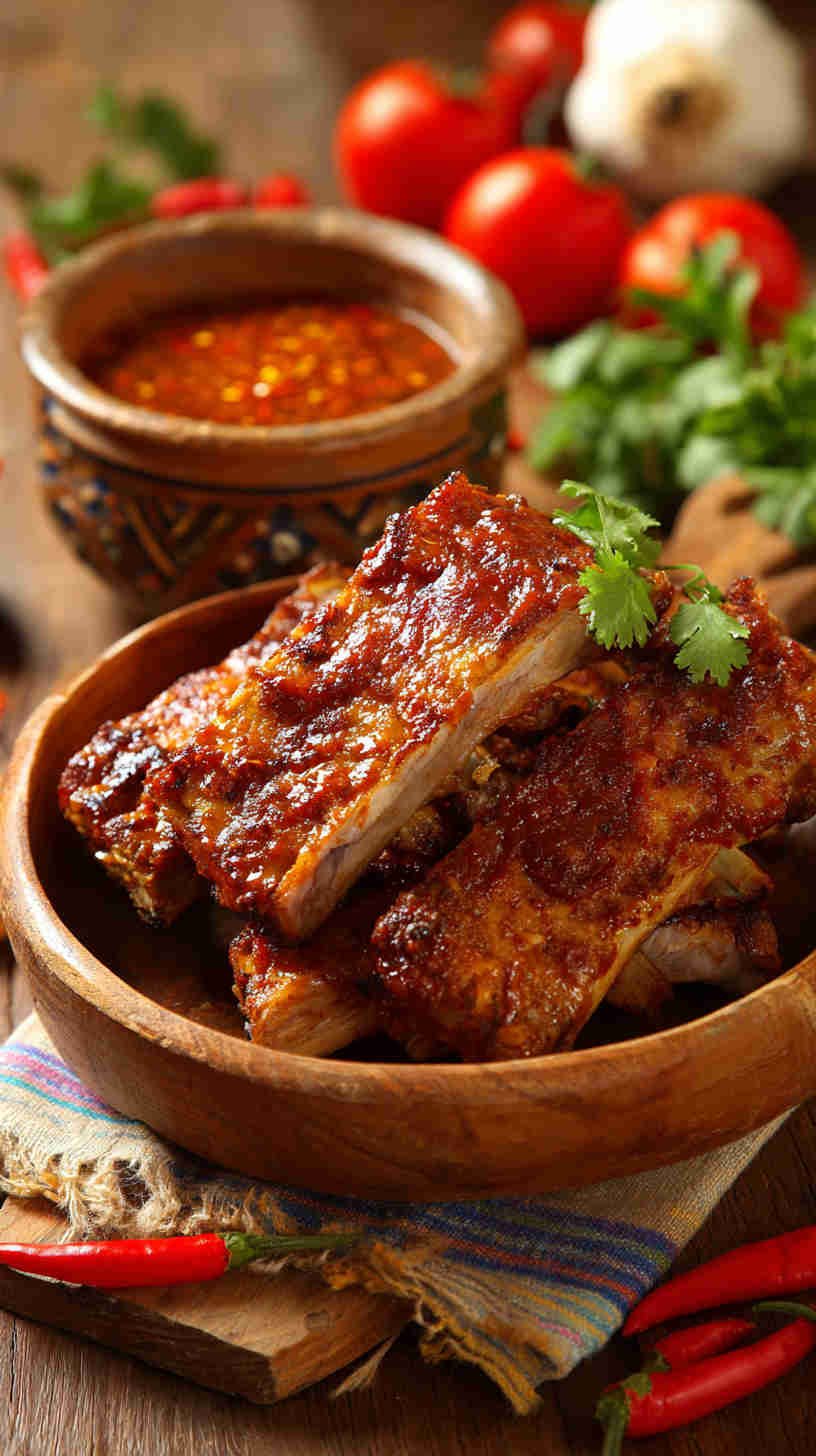 Crockpot BBQ Ribs with Homemade Sauce