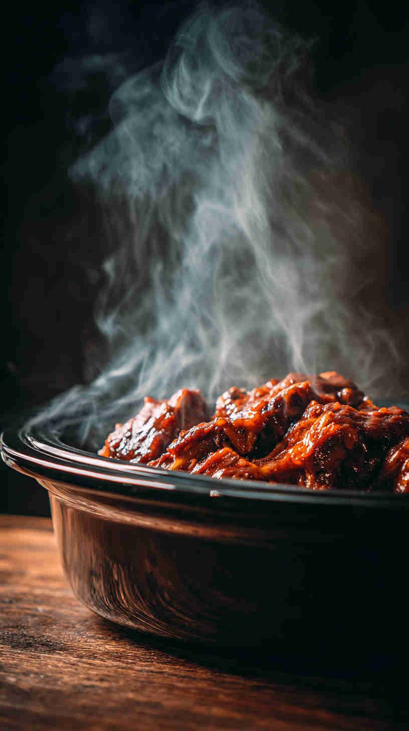 Crockpot BBQ Ribs with Homemade Sauce