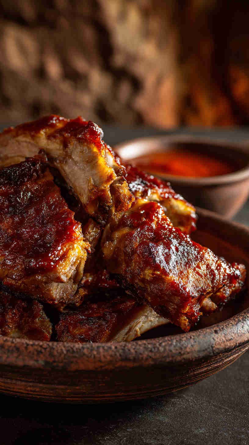 Crockpot BBQ Ribs with Homemade Sauce