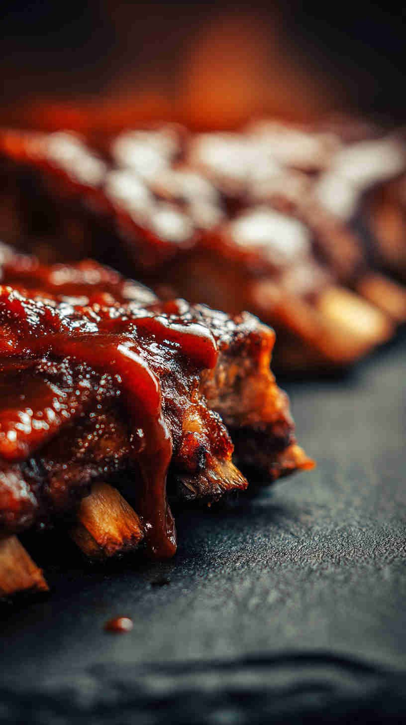 Crockpot BBQ Ribs with Homemade Sauce