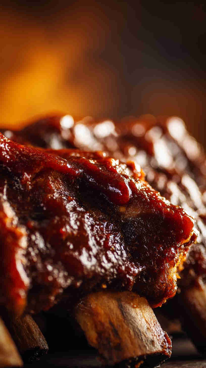 Crockpot BBQ Ribs with Homemade Sauce