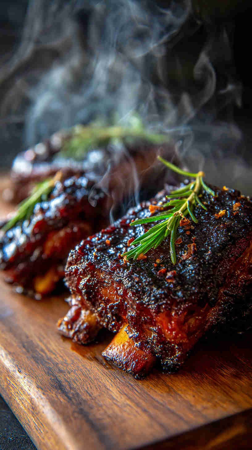 Crockpot BBQ Ribs with Homemade Sauce