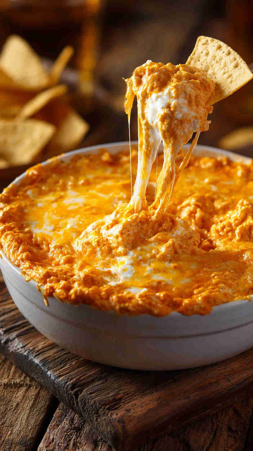 Crockpot Buffalo Chicken Dip