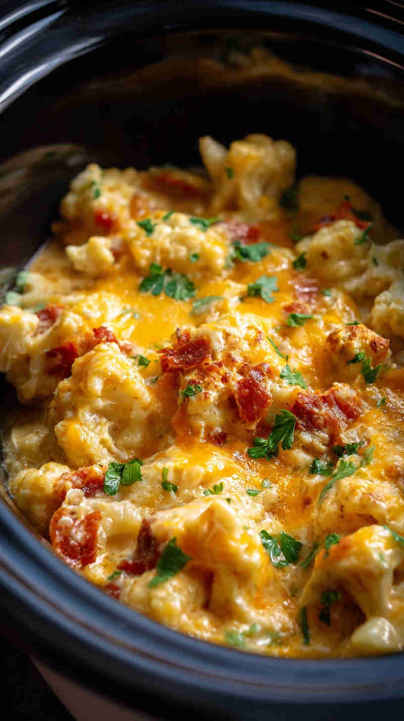 Crockpot Buffalo Chicken Dip