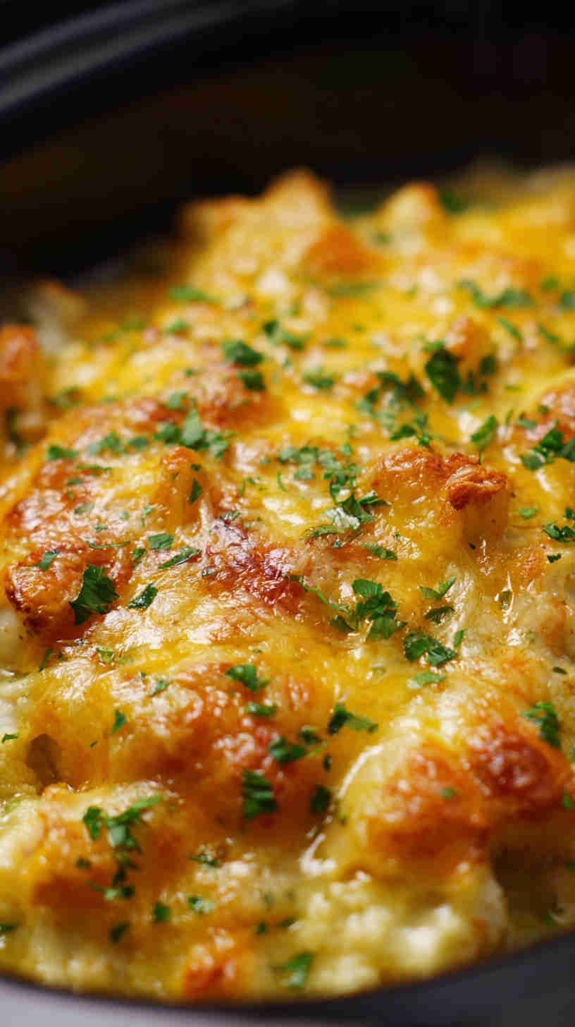 Crockpot Buffalo Chicken Dip